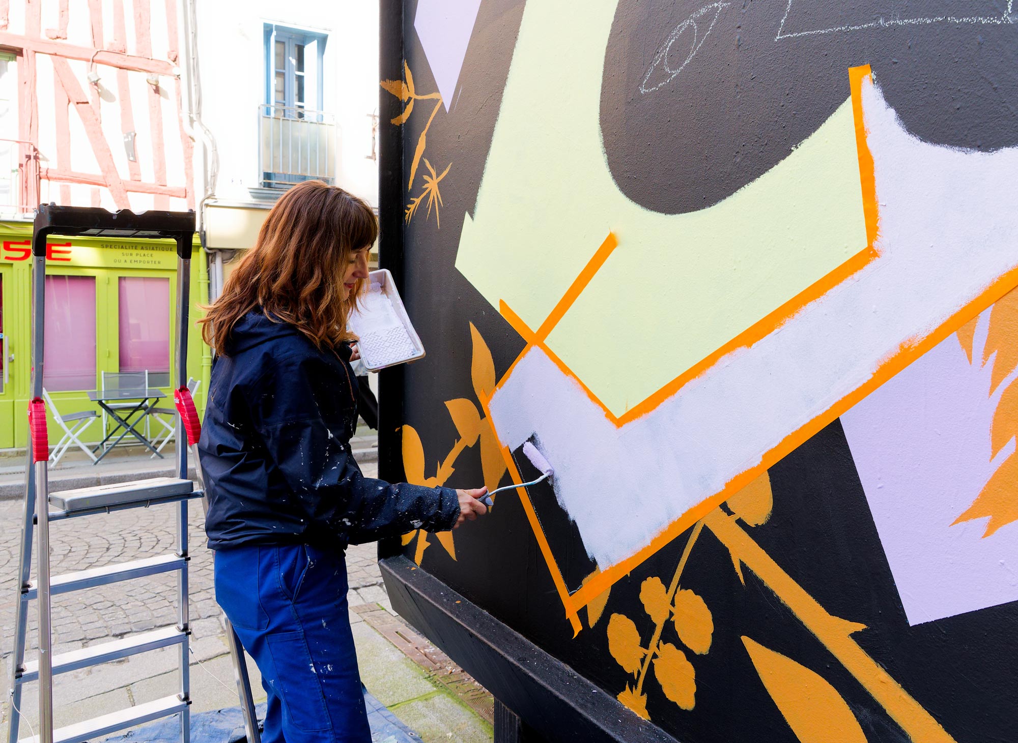 M.U.R51-Kensa-@Monique-Sammut-peinture abstraction geometrique