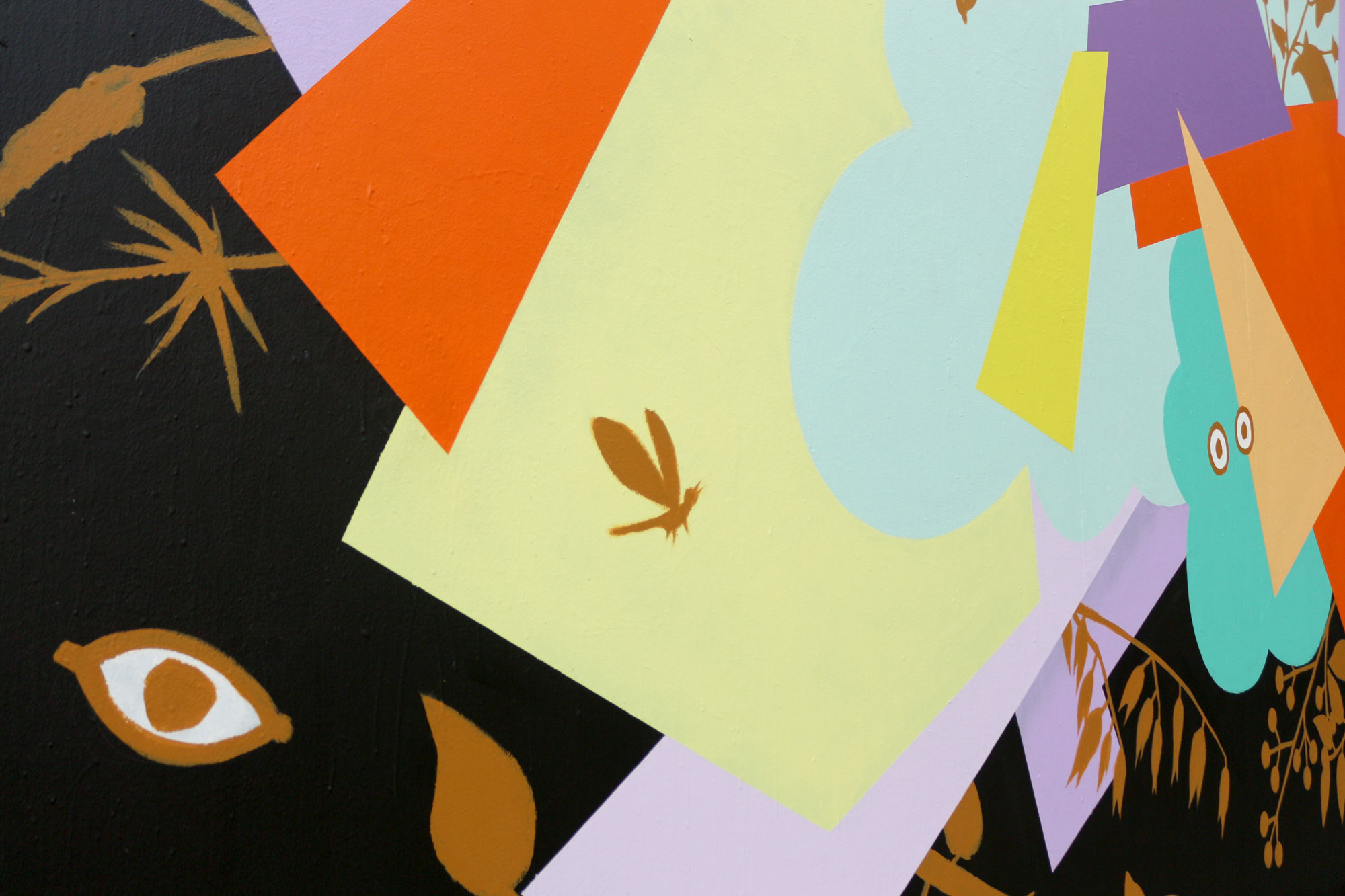 M.U.R51-Kensa-@Monique-Sammut-peinture abstraction geometrique